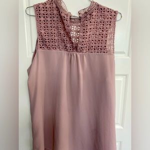 Rose colored tank